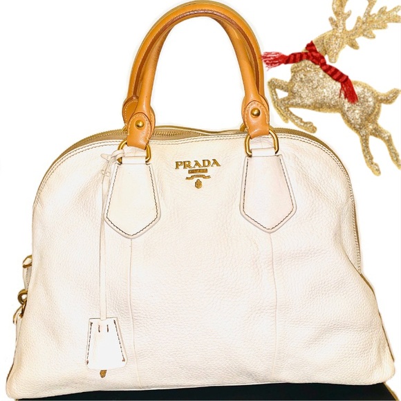Prada Handbags - PRADA large leather satchel ❤️
